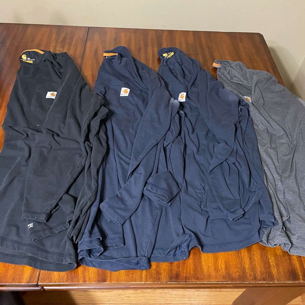 Carhartt Force Long sleeve 3XL 4 shirts